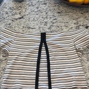 Topshop off the shoulder crop